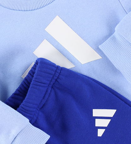 adidas Performance Sweatset - I BL FL JOG 240 - GLOBAL BLAU/WEIS