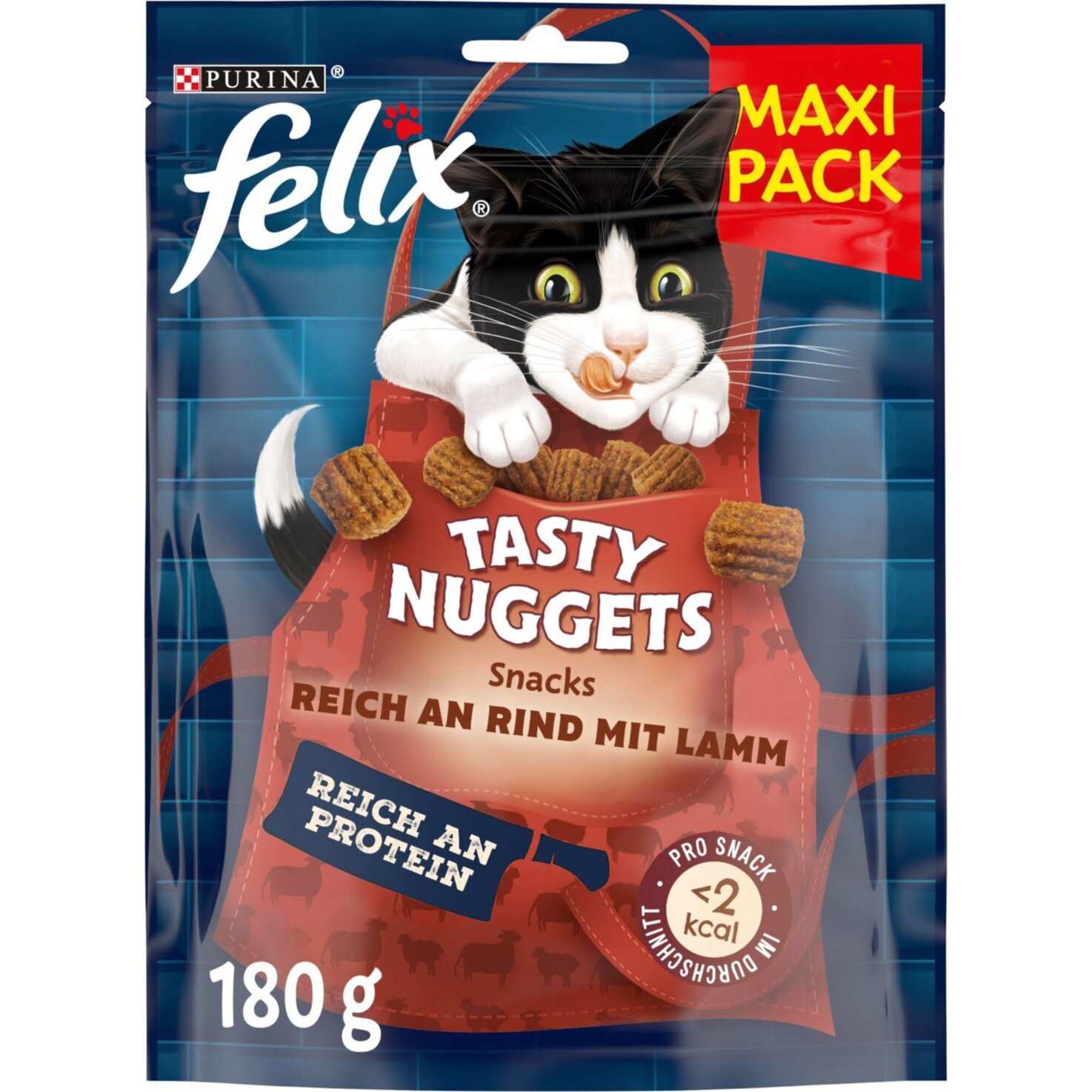 Felix Katzensnack Tasty Nuggets Rind & Lamm