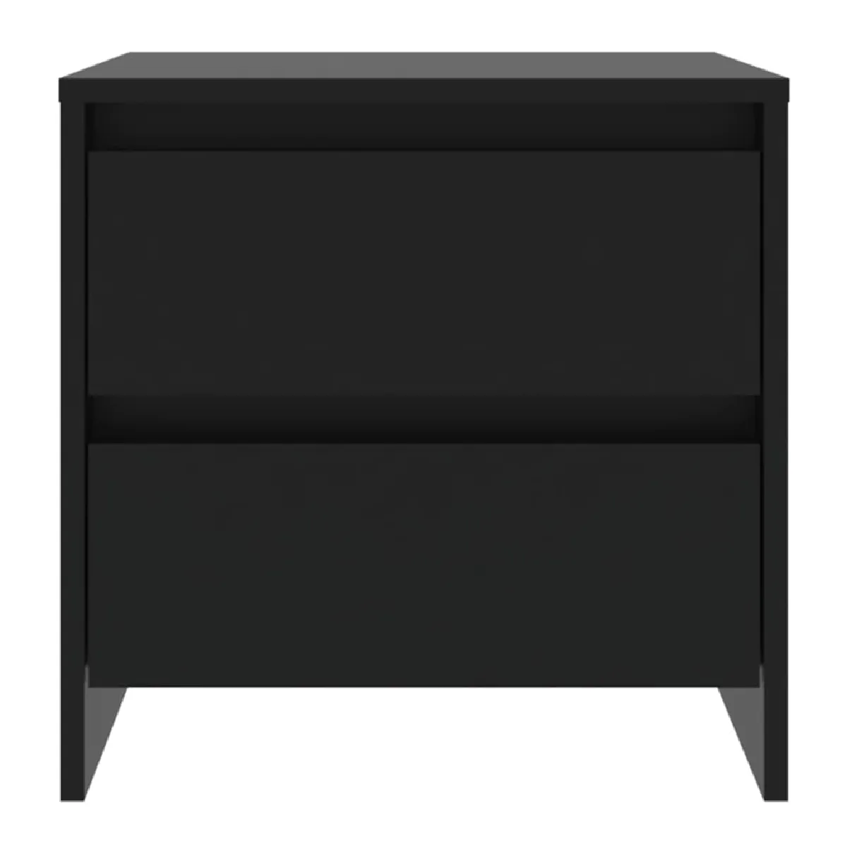 Vidaxl Tables de Chevet - Noir
