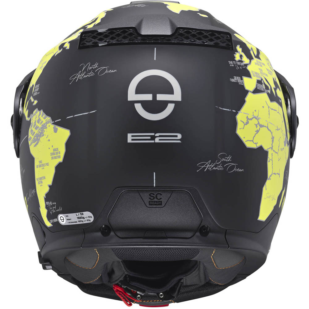 Schuberth - Casque E2 Atlas Noir / Jaune / Mat