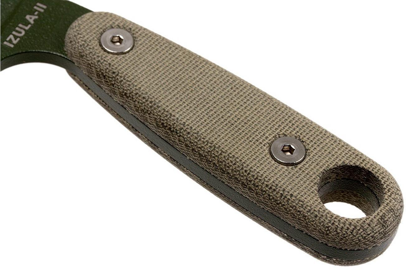 ESEE Izula II OD Green IZULA-II-OD-KIT survivalset met schede en firesteel