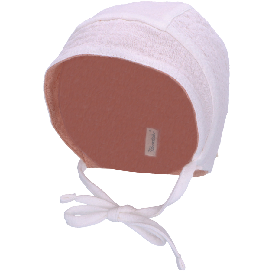 Sterntaler Wende Baby Mütze Uni braun