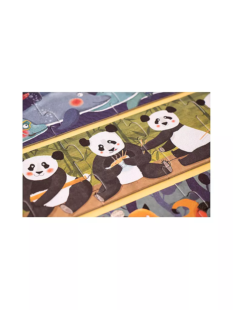 LONDJI Puzzle 10 PINGUINS 55 Teile  bunt