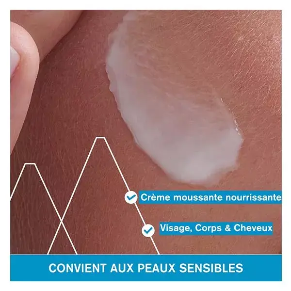 Creme de limpeza e nutrição Uriage para rosto e corpo 200ml
