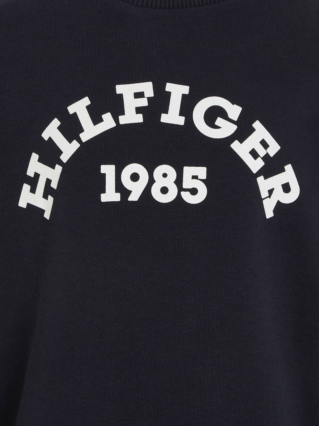 Tommy Hilfiger sweater met logo donkerblauw
