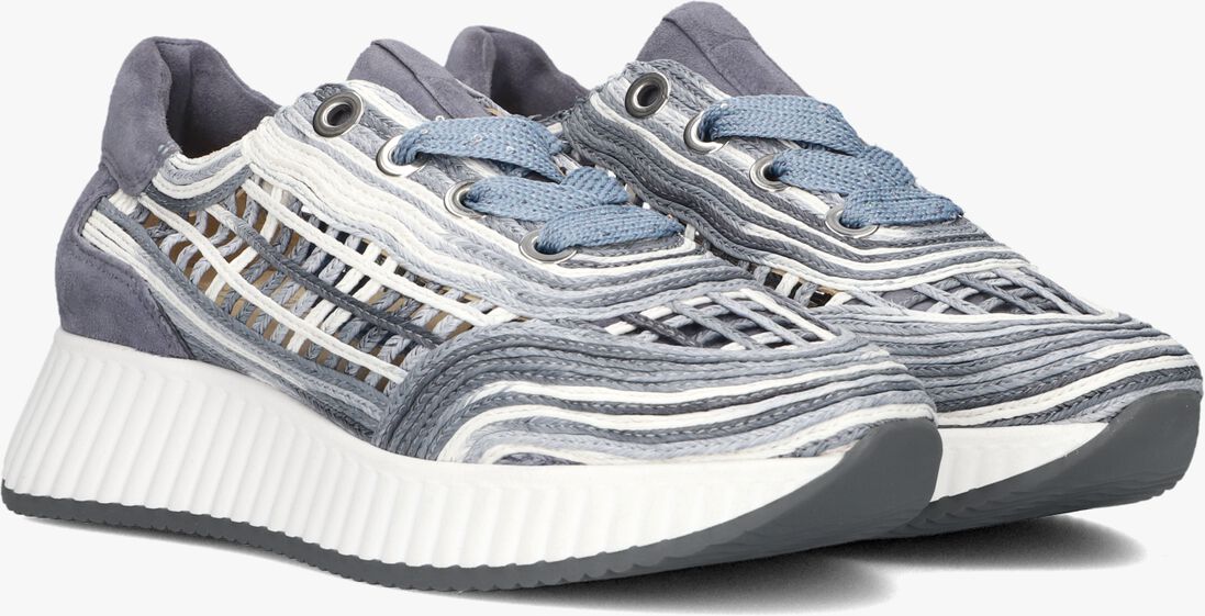 blauwe softwaves lage sneakers ariana