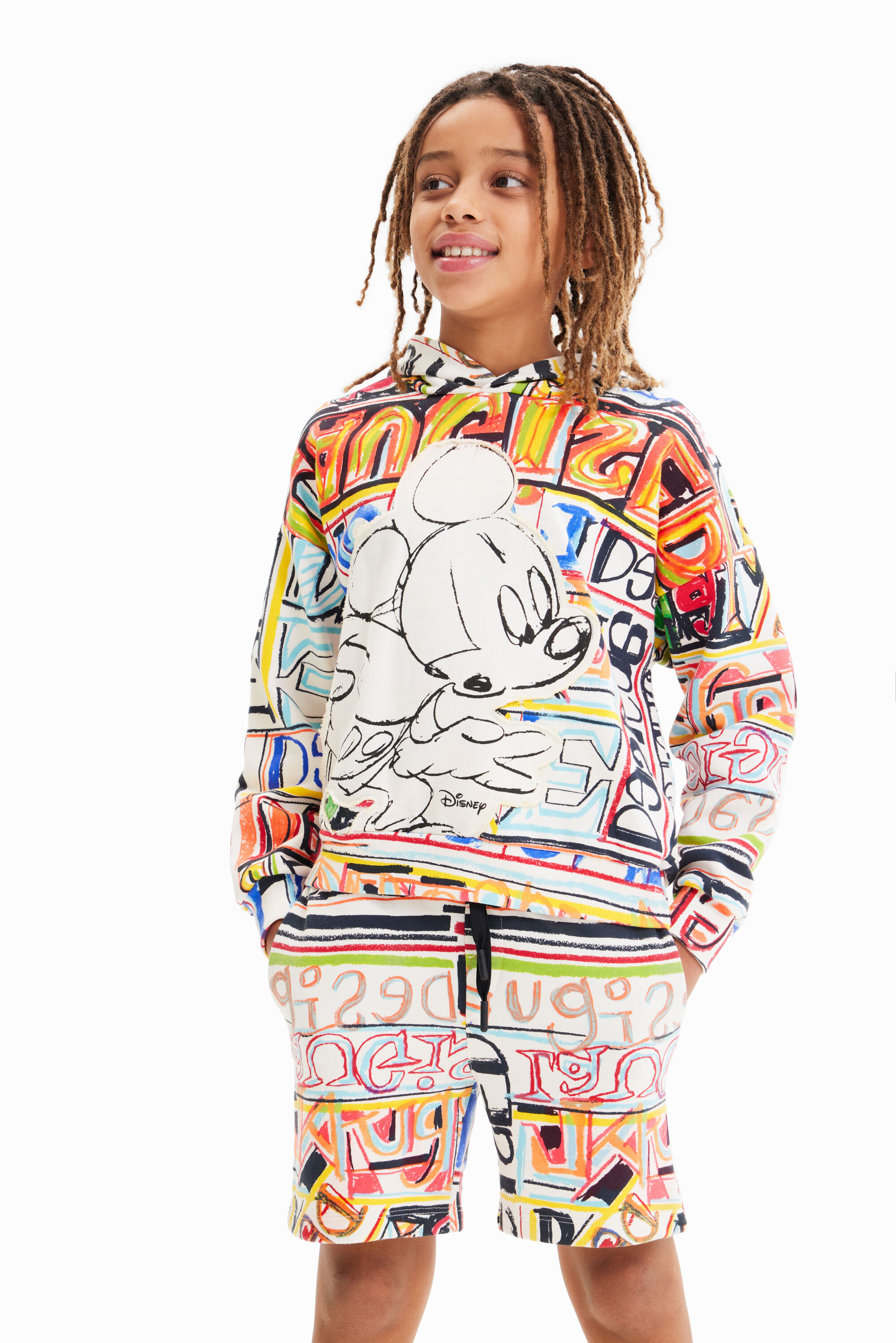 Sweat-shirt oversize Mickey Mouse