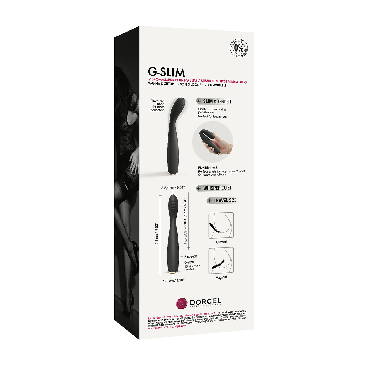 DORCEL<br>Vibrador ponto G no clitóris G-Slim