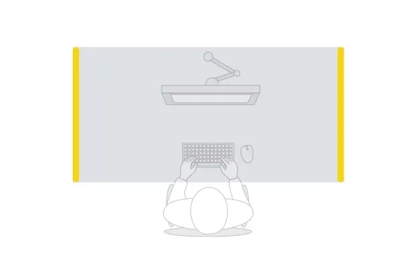 BakkerElkhuizen BE Safety Screen side Acrylic, Lys grå, PET-filt, Plast, Grå, Akryl, 1 stk