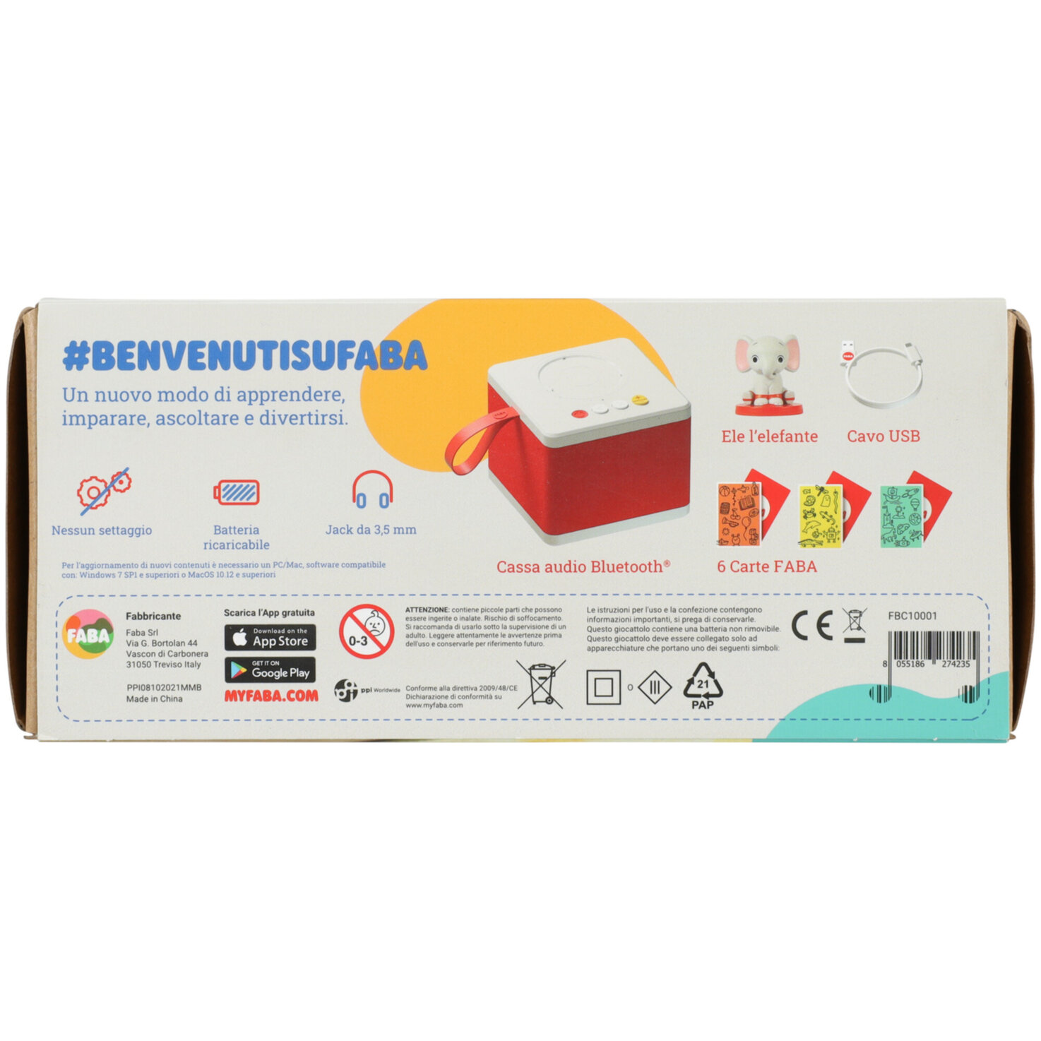 Faba Raccontastorie Start Set Bianco (Italienisch)