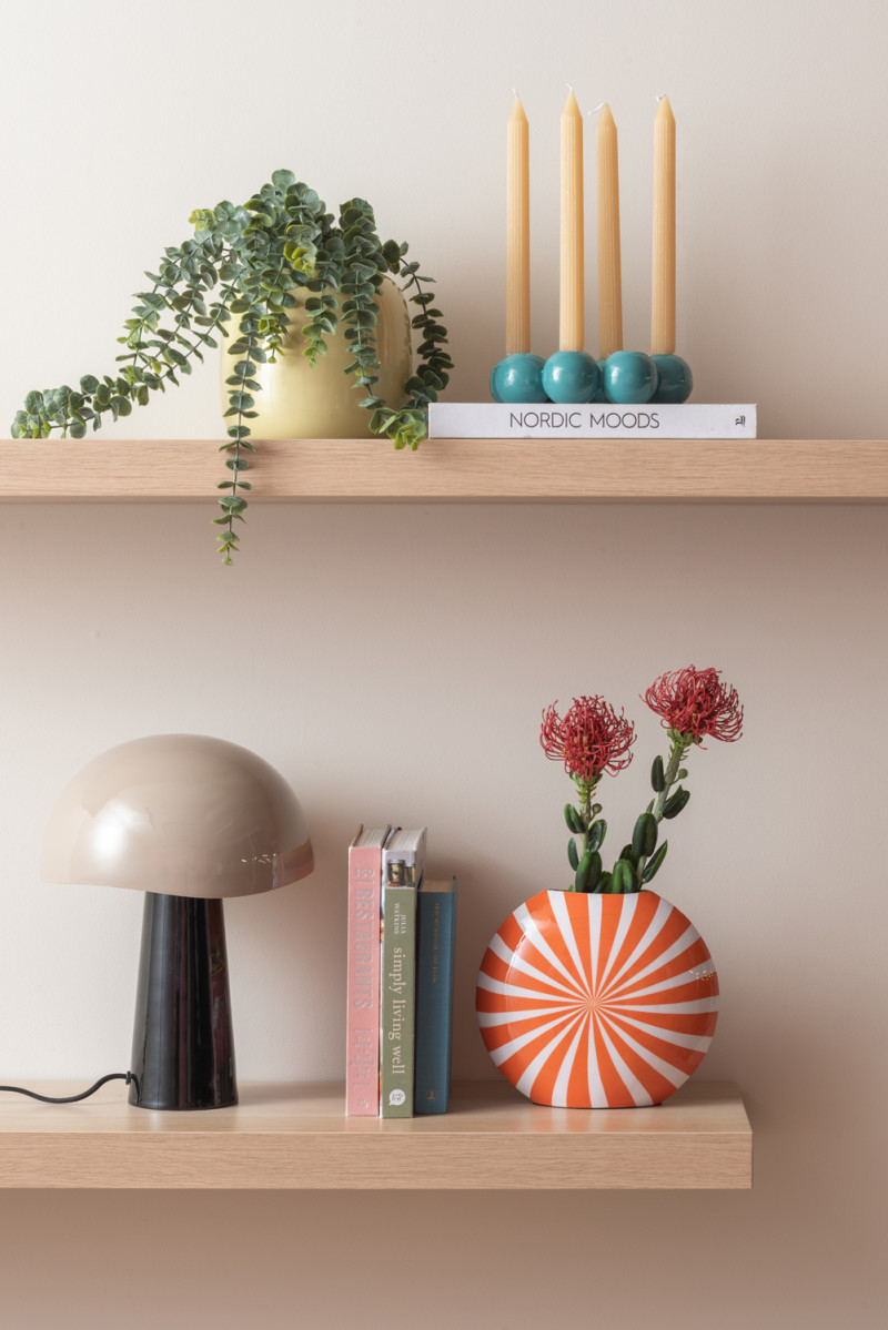 Candle Holder Bubbles Round