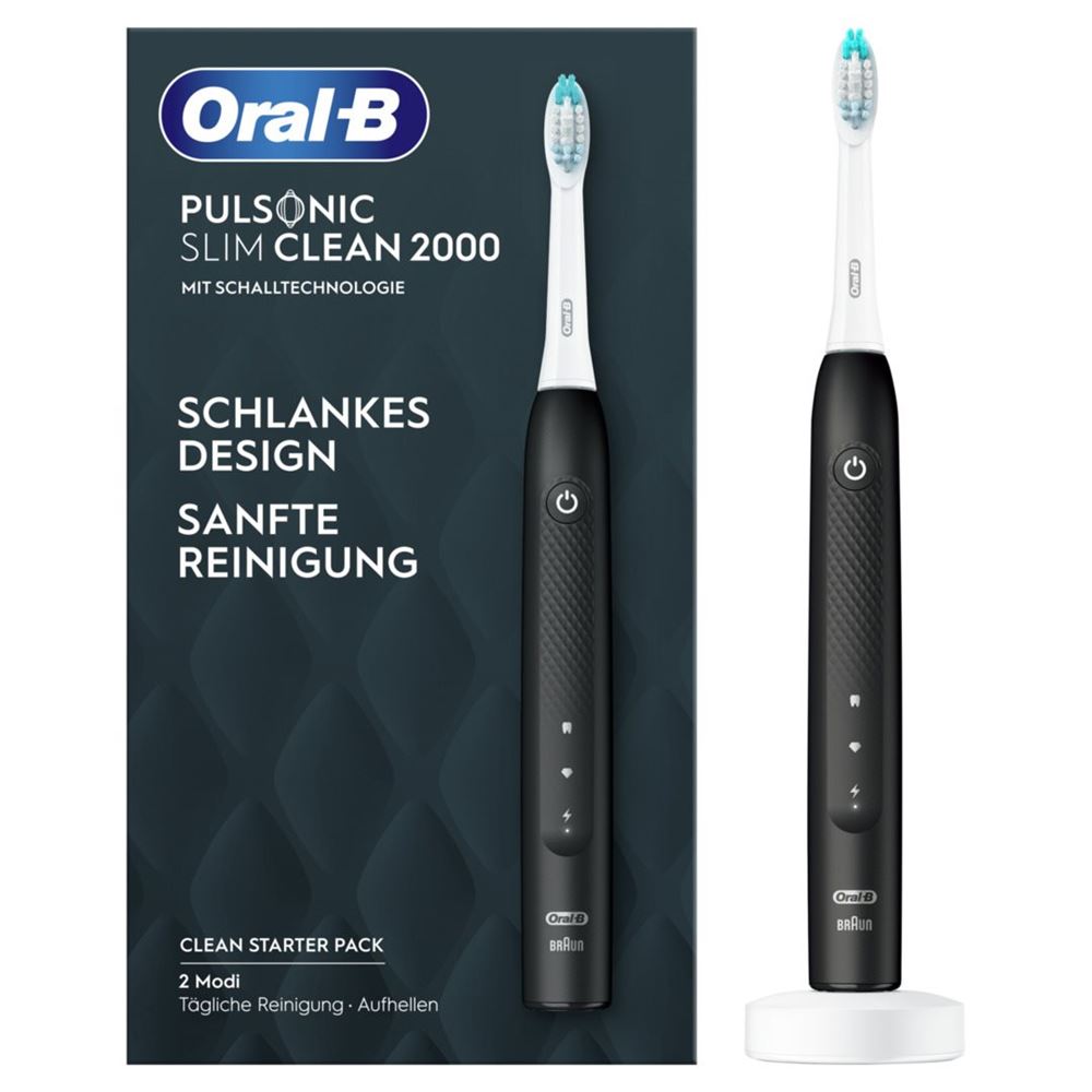 ORAL-B Pulsonic Slim Clean 2000 schwarz Karton 1 Stk