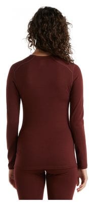 Maillot Manches Longues Femme Icebreaker Mérinos 200 Oasis Marron S