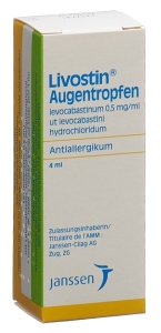 LIVOSTIN Augentropfen 0.5 mg/ml, 4 ml