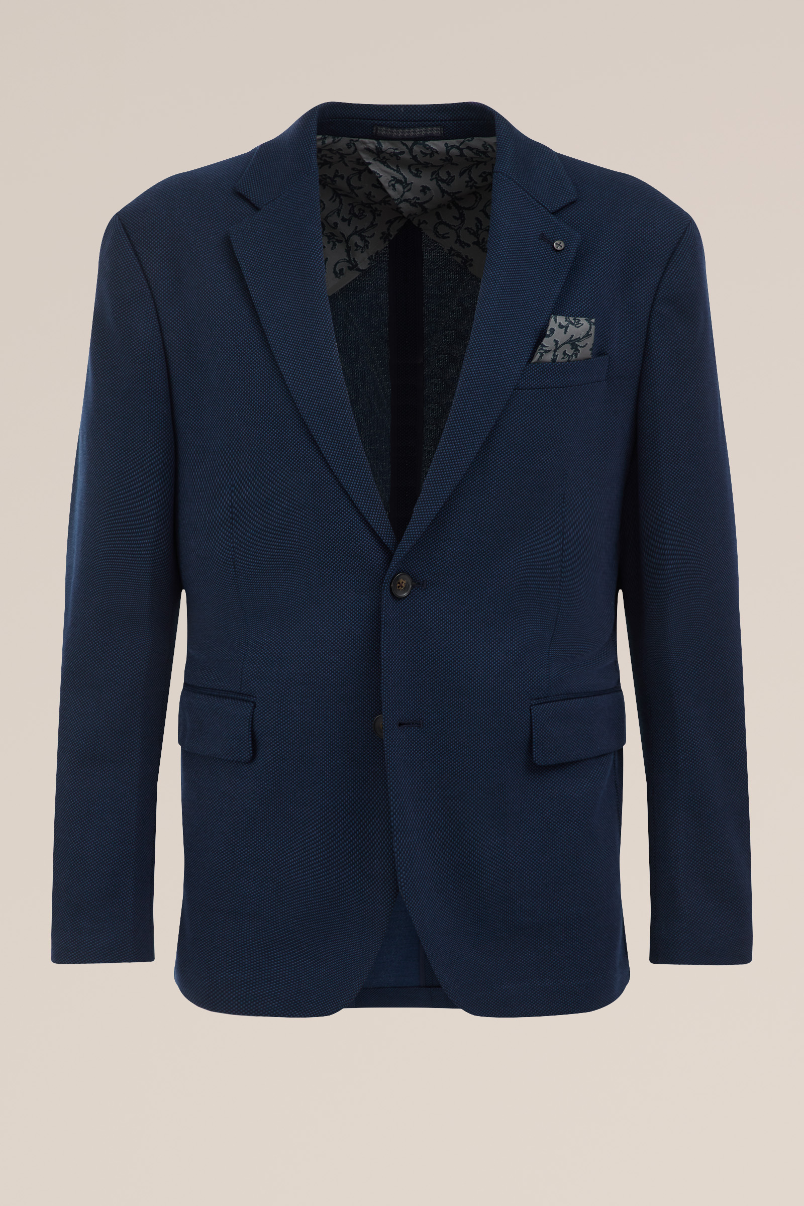 stretch kwaliteit blazer WE Fashion Donkerblauw