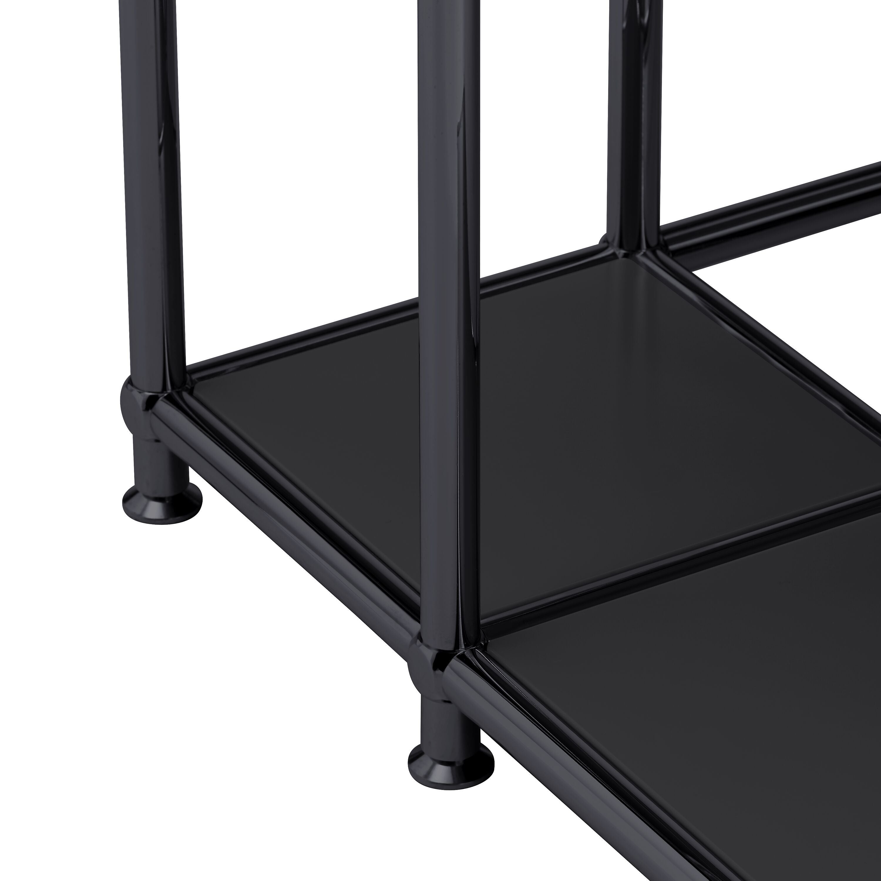 FLEXCUBE Schreibtisch - Schwarz / B: 134.0 cm x T: 60.0 cm x H: 80.0 cm