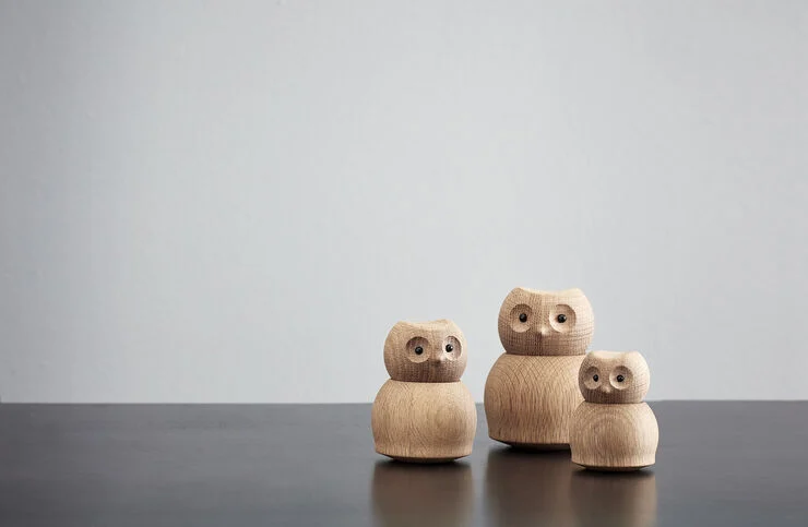 Andersen - Furniture Andersen Owl - Small H7,5xØ5,7 cm Eg