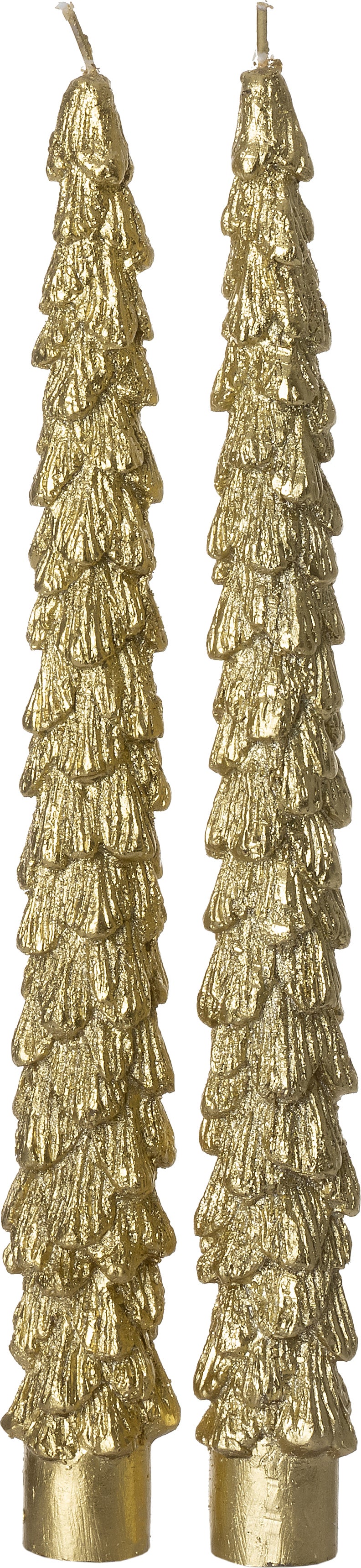 Intratuin dinerkaars Jersey goud 3 uur D 2 H 25 cm 2 stuks