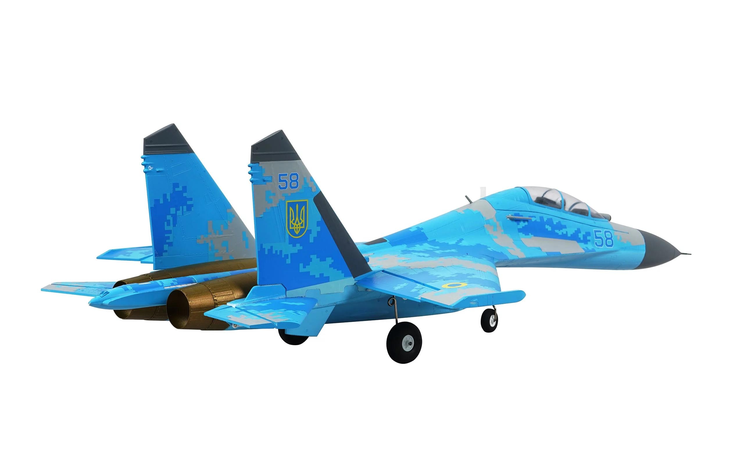 Impeller Jet XFly SU-27 50 mm Twin EDF Blau, PNP<br>Semi-Scale Jet mit zwei 50 mm Impeller