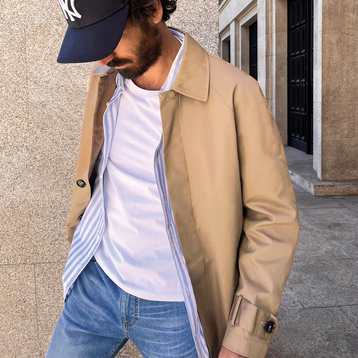 COLEÇÃO LA REDOUTE<br>Camiseta com gola redonda e mangas curtas