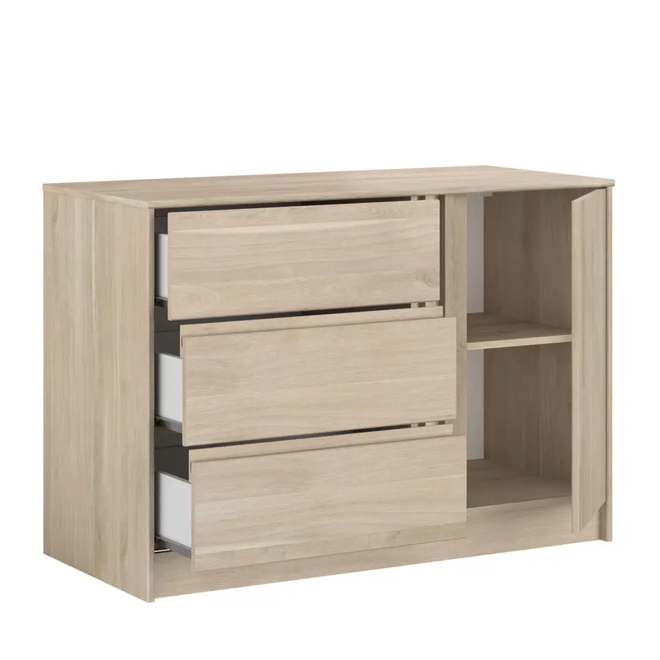 Dressoir Evi - eikenkleur - 76,8x109,8x50 cm