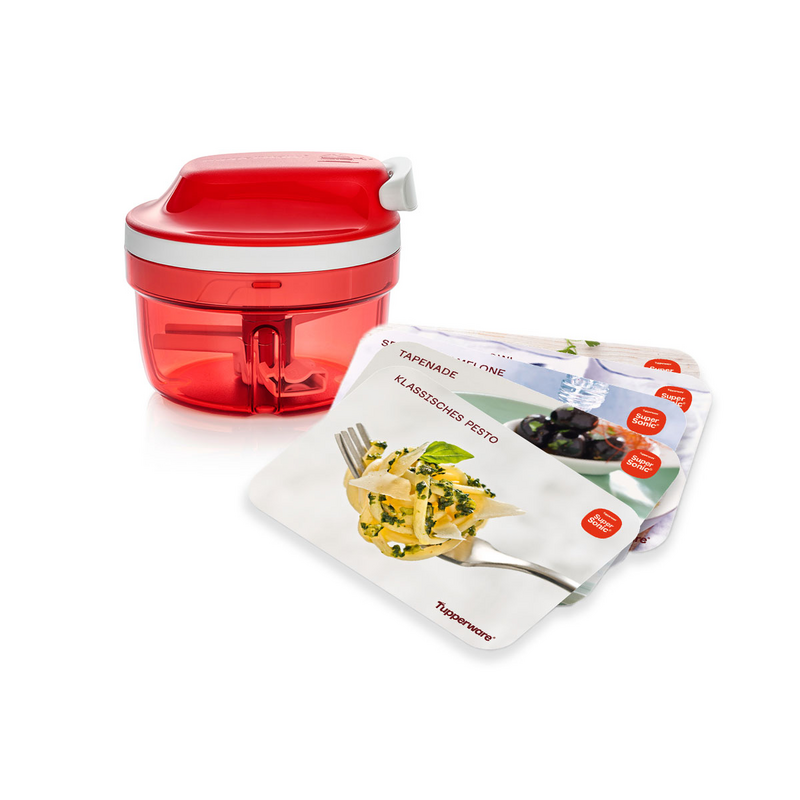 SuperSonic® Turbo inkl. Rezeptkarten Der Zwiebelschneider zum Zerkleinern im Handumdrehen!