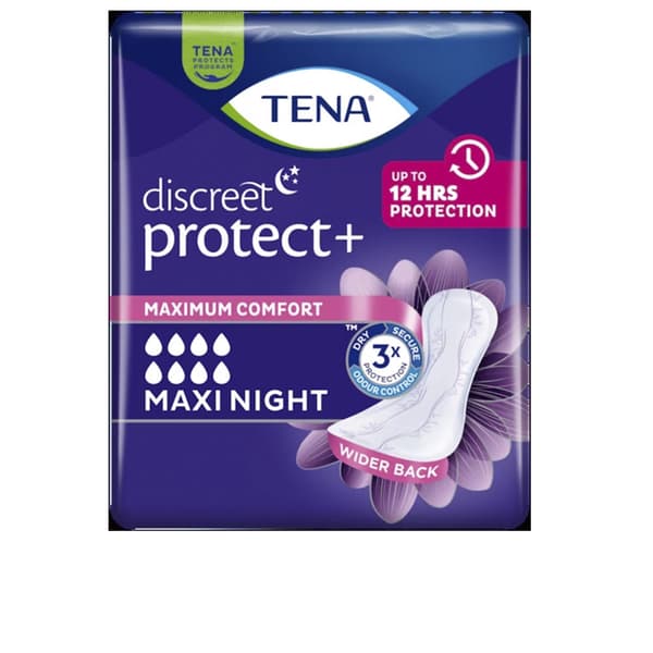 TENA LADY DISCREET maxi night incontinence pad 12 u