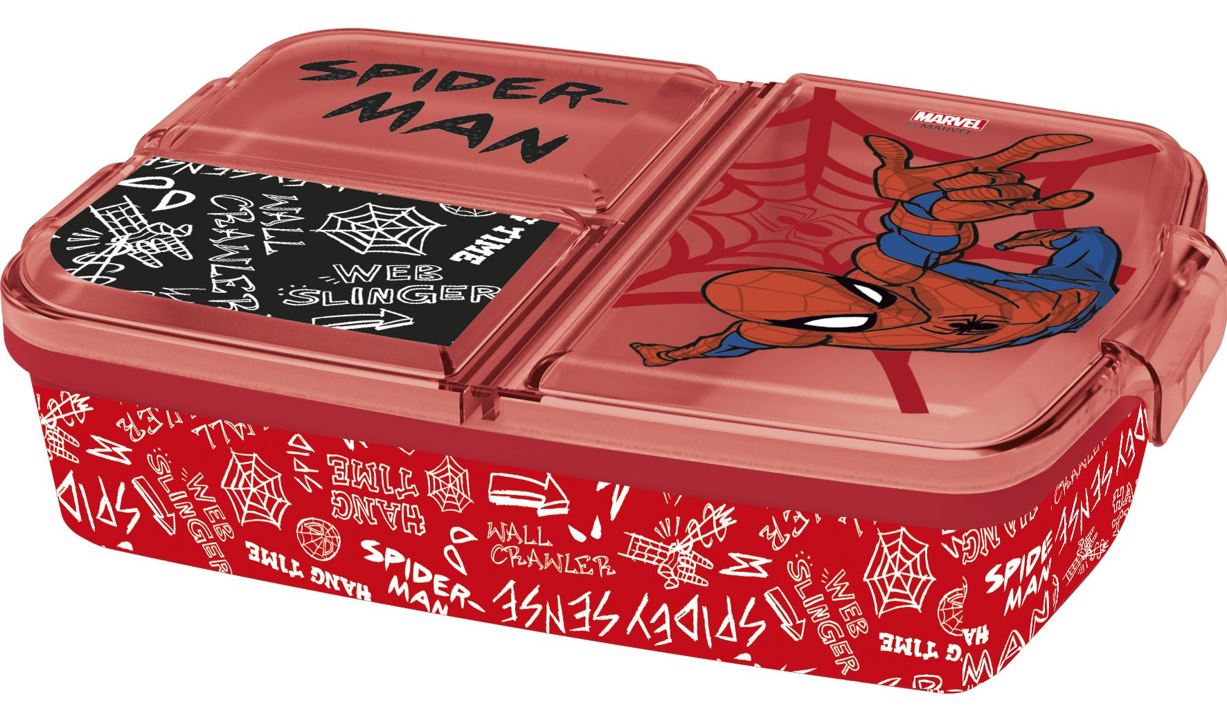 Multi compartment matboks Spider-Man
