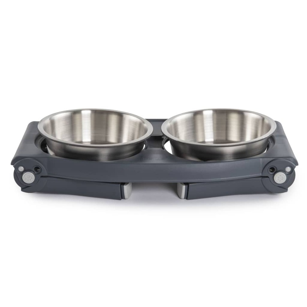 Mangeoire pour animaux de compagnie gris