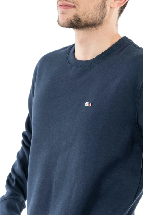 Sweat tommy jeans regular fleece c87 twilight navy