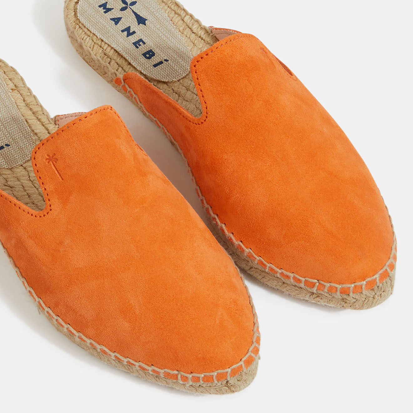 Manebi Mules Espadrilles orange