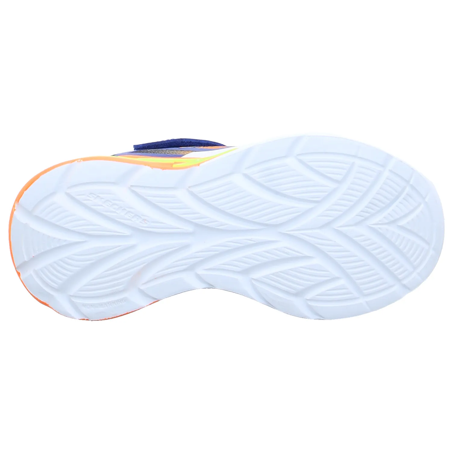 SKECHERS Kleinkinder-Halbschuh Klett Blau Textil  Sneaker