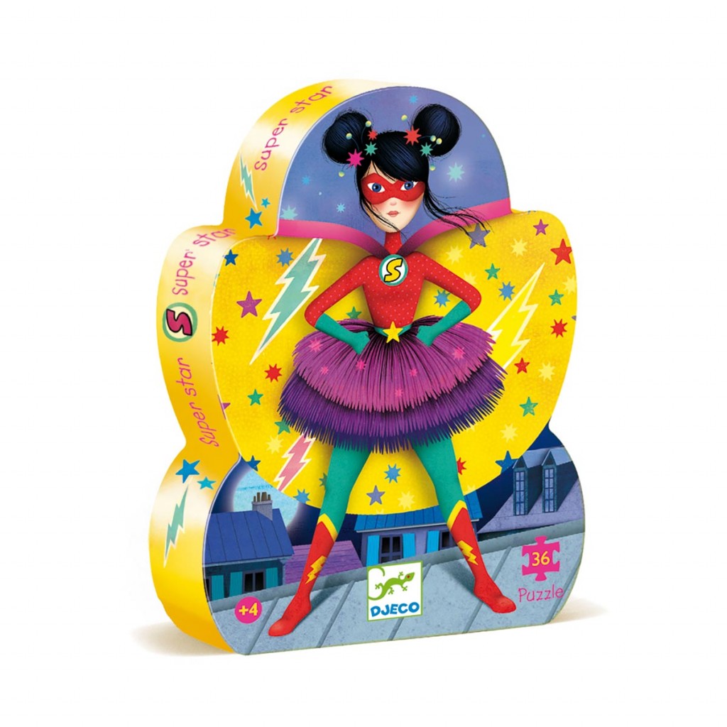 Puzzle Silhouette - Super Star - 36 Pièces