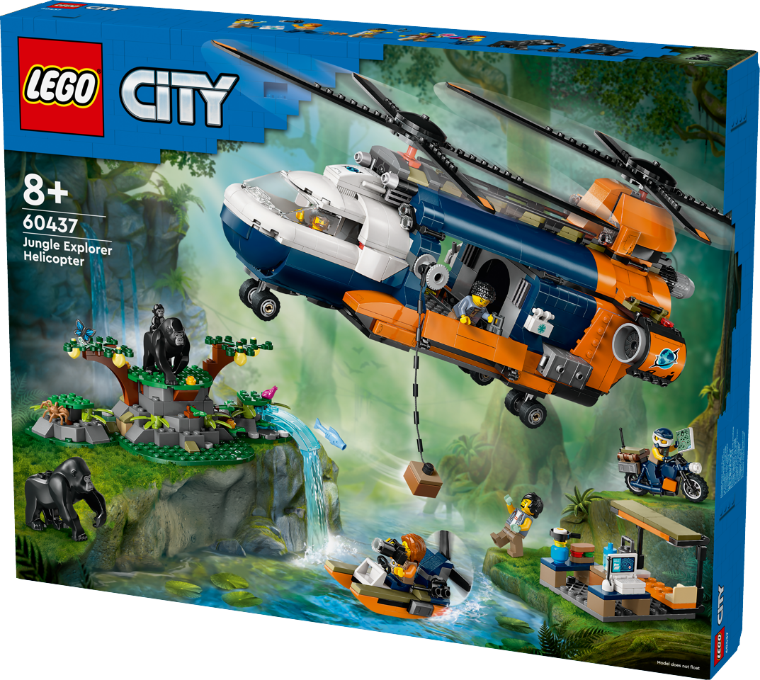 LEGO City - Jungleeventyr – helikopter og ekspeditionsbase (60437)