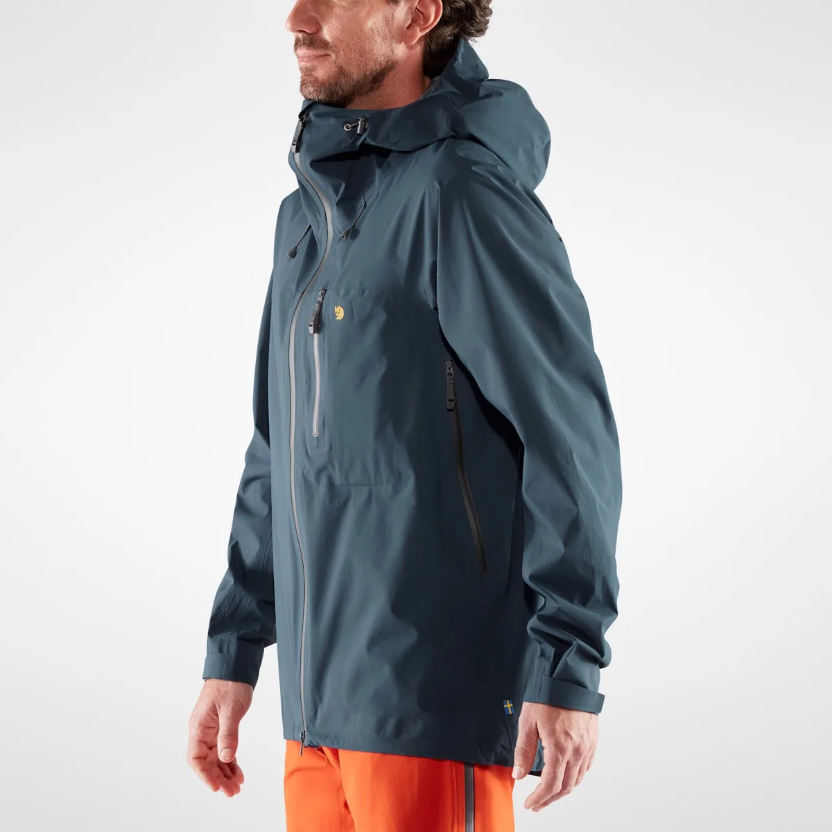 Fjällräven Men's Bergtagen Lite Eco-shell Jacket Hokkaido Orange