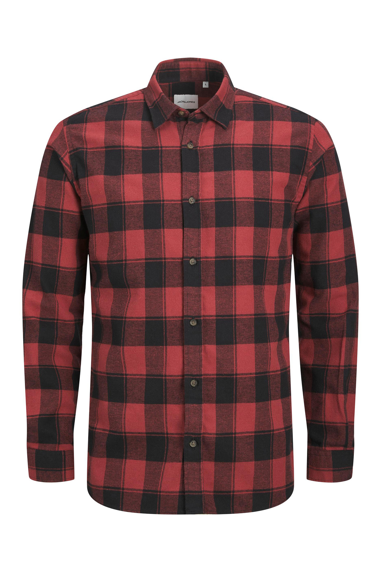 Camisa xadrez de corte justo
