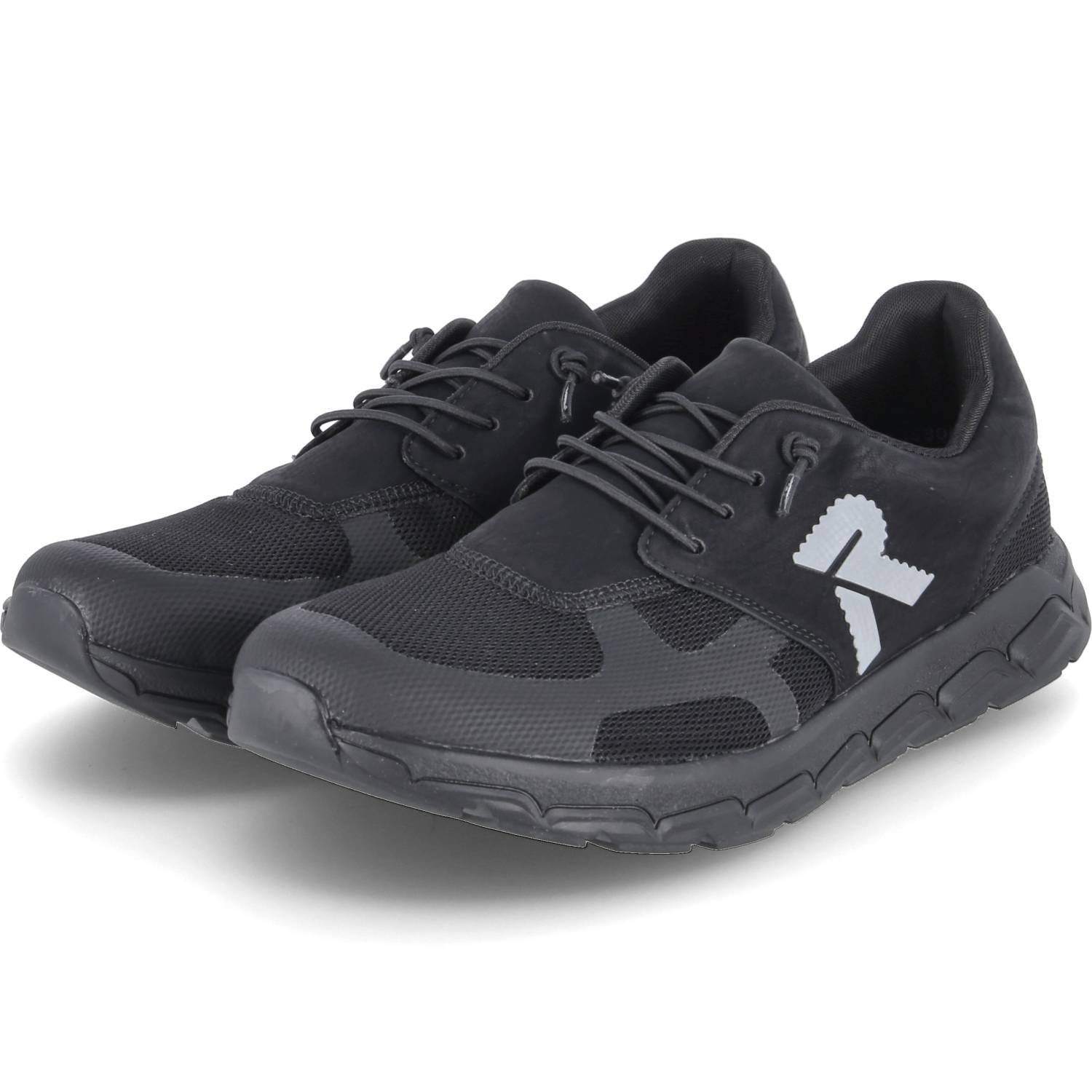 Rieker Low Sneaker - schwarz