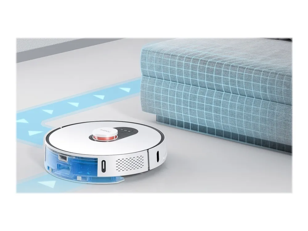 [OUTLET] - Xiaomi Roidmi Eve Plus - Hvid - 2700Pa sugestyrke- 5200 mAh batteri - Driftstid (max) 250 min - Med moppe funktion - Automatisk tømmestation - Appstyrret - Smart Home Kompatibel