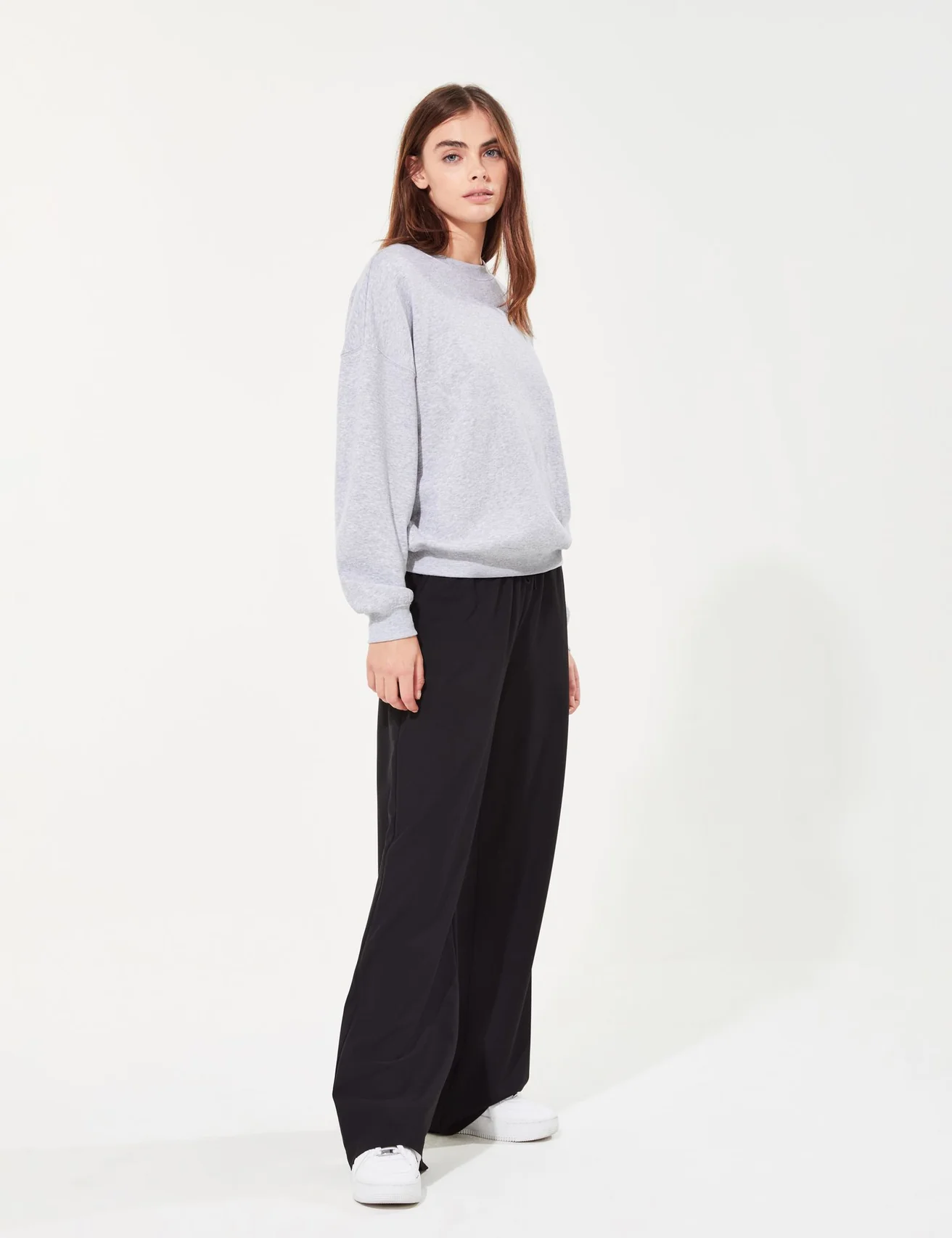 Pantalon jogger fluide noir