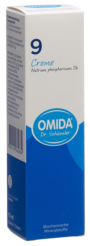 Omida Nr9 Natrium phosphoricum Creme 6 D Tb 75 ml