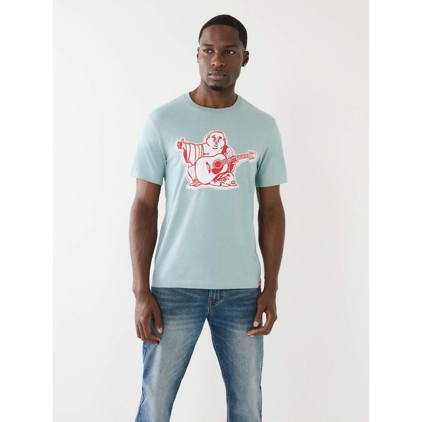 True Religion TR Buddha Applque T Shirt Mens