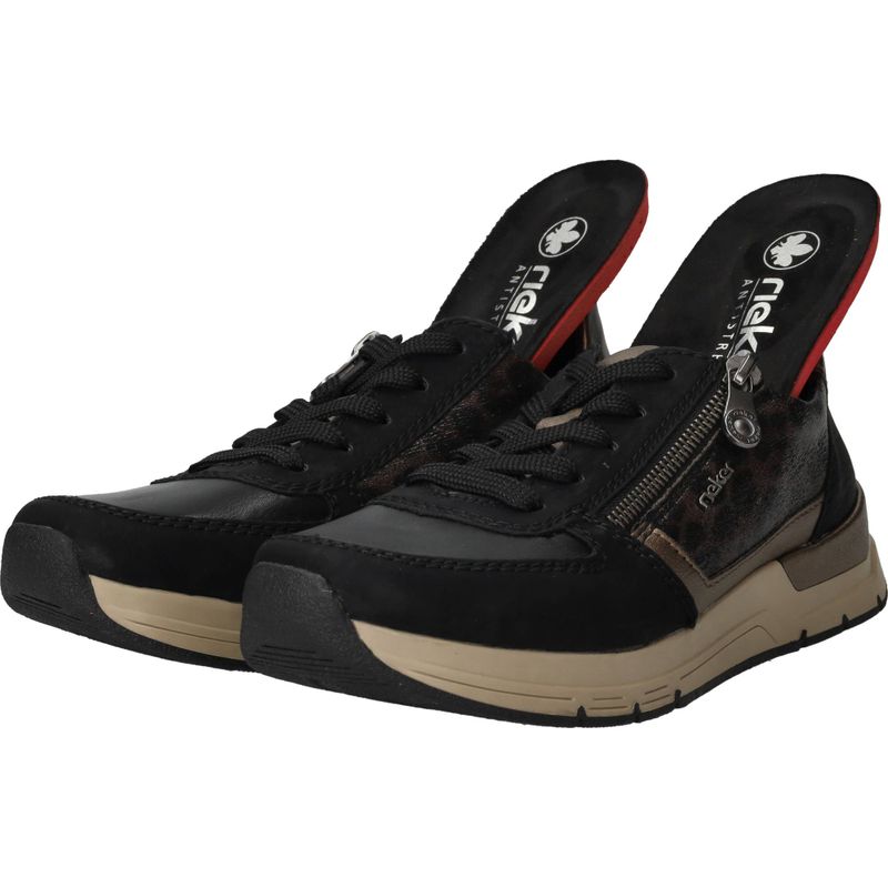 Rieker Sneakers Zwart Dames