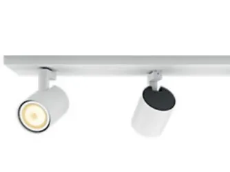Philips Hue White ambiance Runner - Spotlys - LED-spot lyspære x 3 - GU10 - 5 W (tilsvarende 50 W) - klasse A - varmt til køligt hvidt lys - 2200-6500 K - hvid