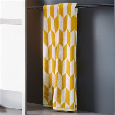Linge de toilette à motifs géométriques - 450 g/m² - BECQUET CRÉATION