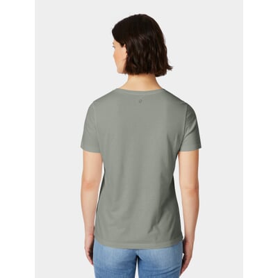 Damen-T-Shirt, Salbeigrün