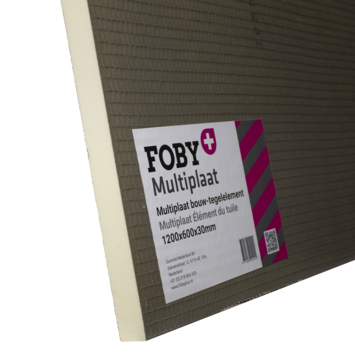 Foby  multiplaat 120x60cm 30mm