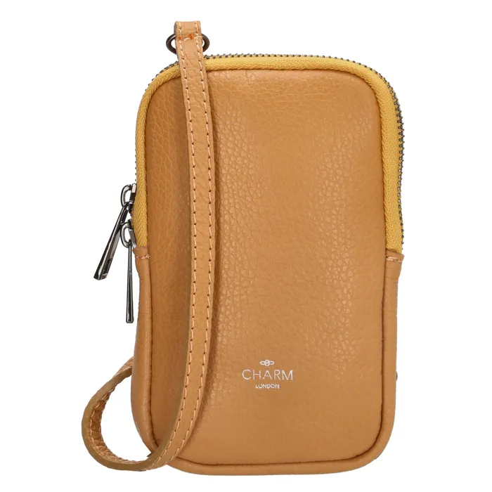 Charm London Elisa Telefoontasje Okergeel