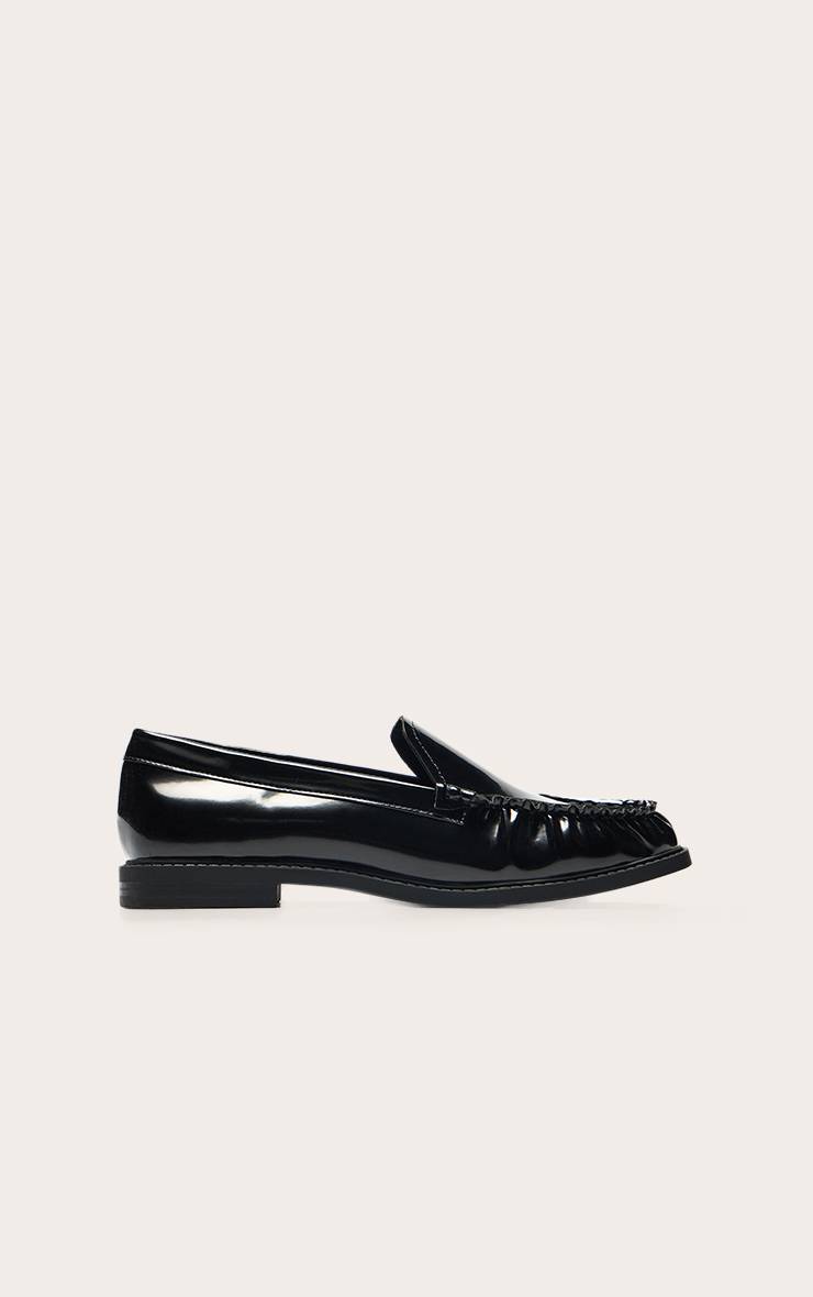 Noir Mocassins Sans Lacets En Synthétique