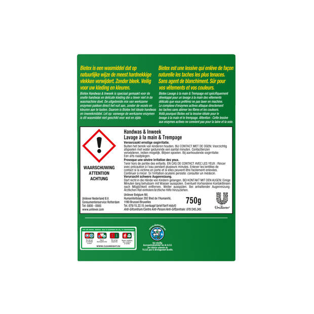 Biotex Waspoeder handwas & inweek 750g