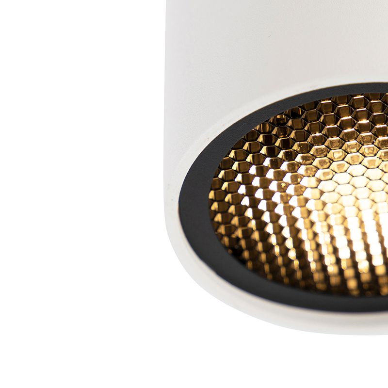 Design opbouwspot wit GU10 50mm - Tubo Honey